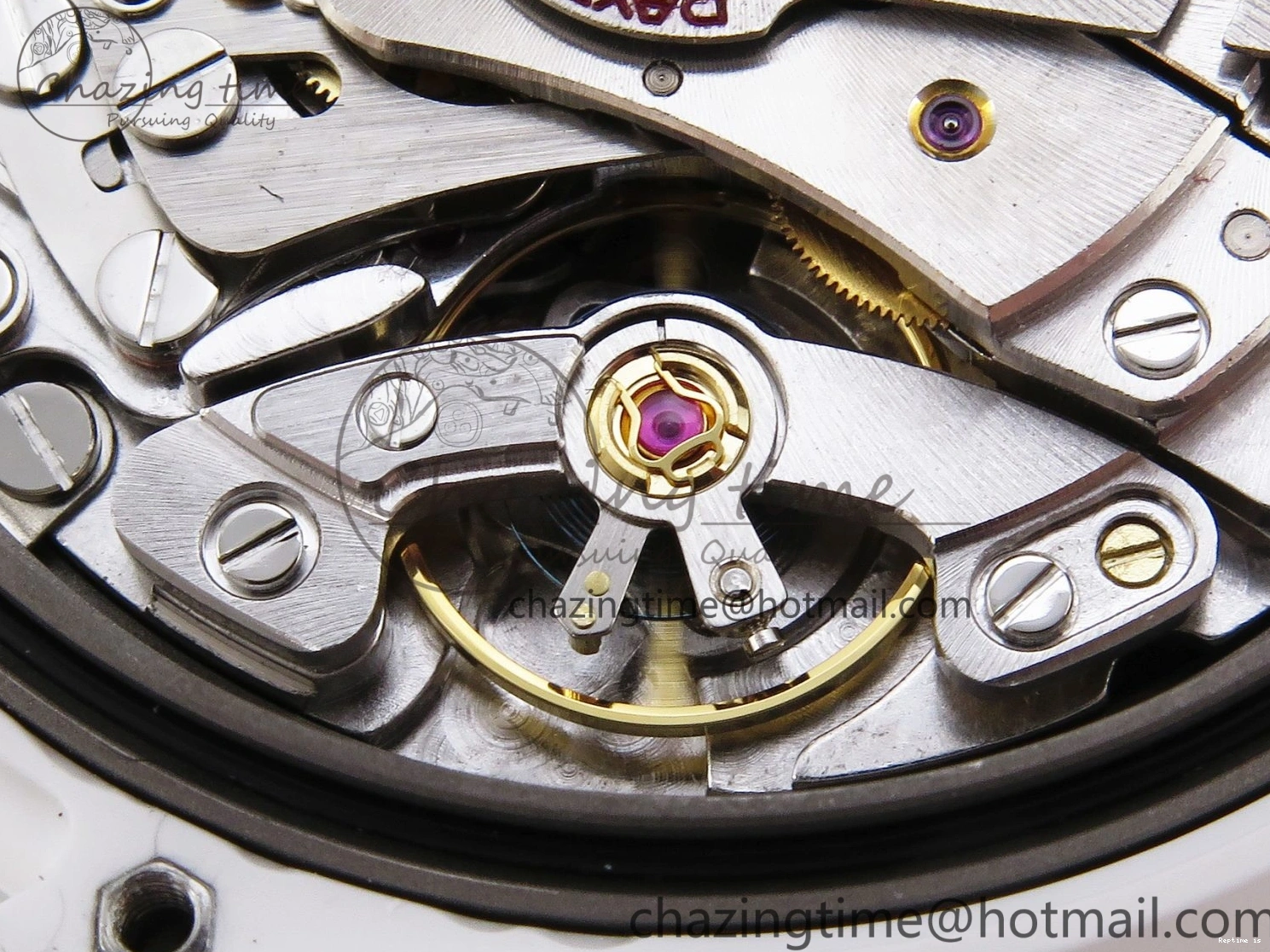 1220 MoistureWicking Daytona AET White Ceramic Case and Bracelet Green Dial SA4130 V 1891